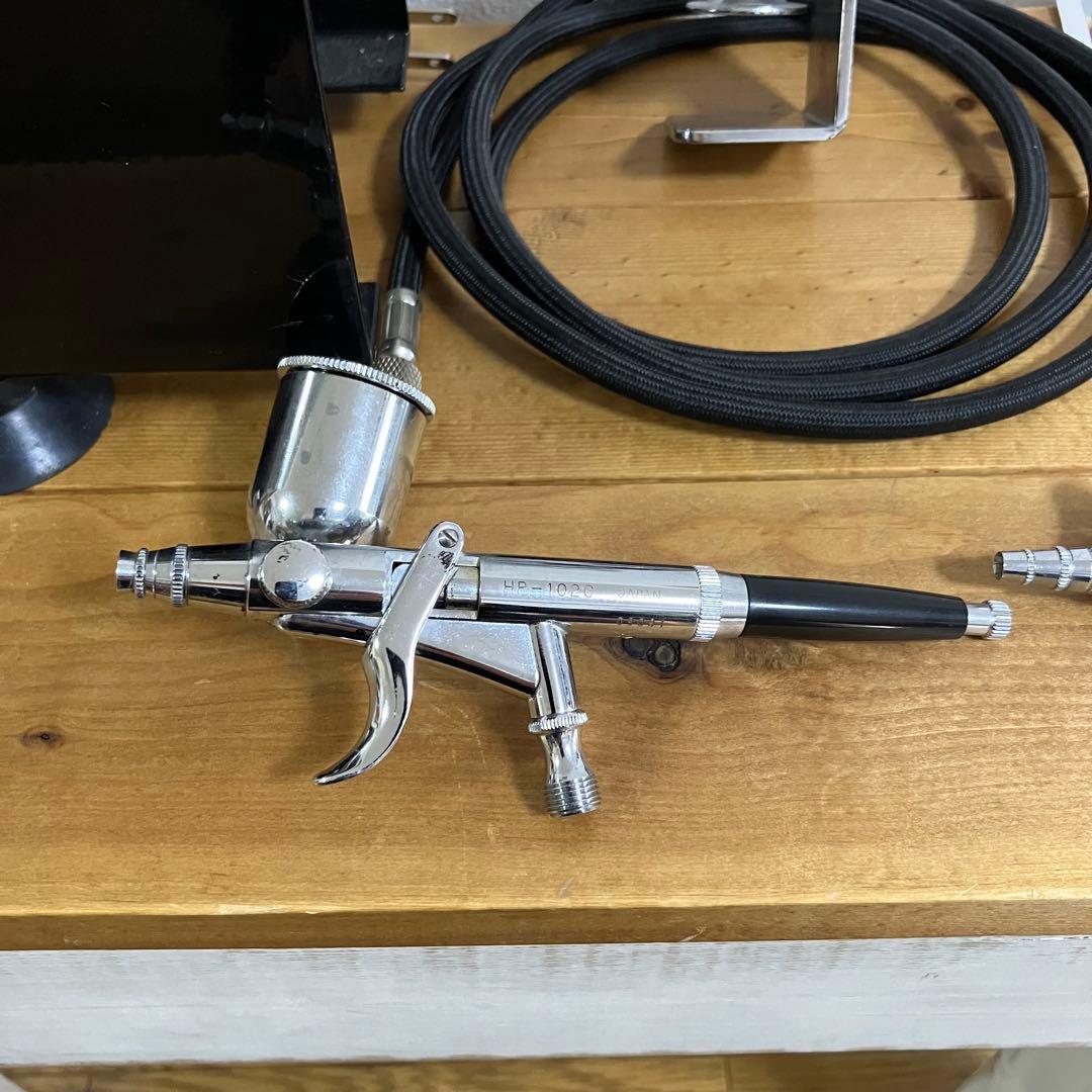 エアテックス コンプレッサー エアブラシ セット オリンポス 塗装