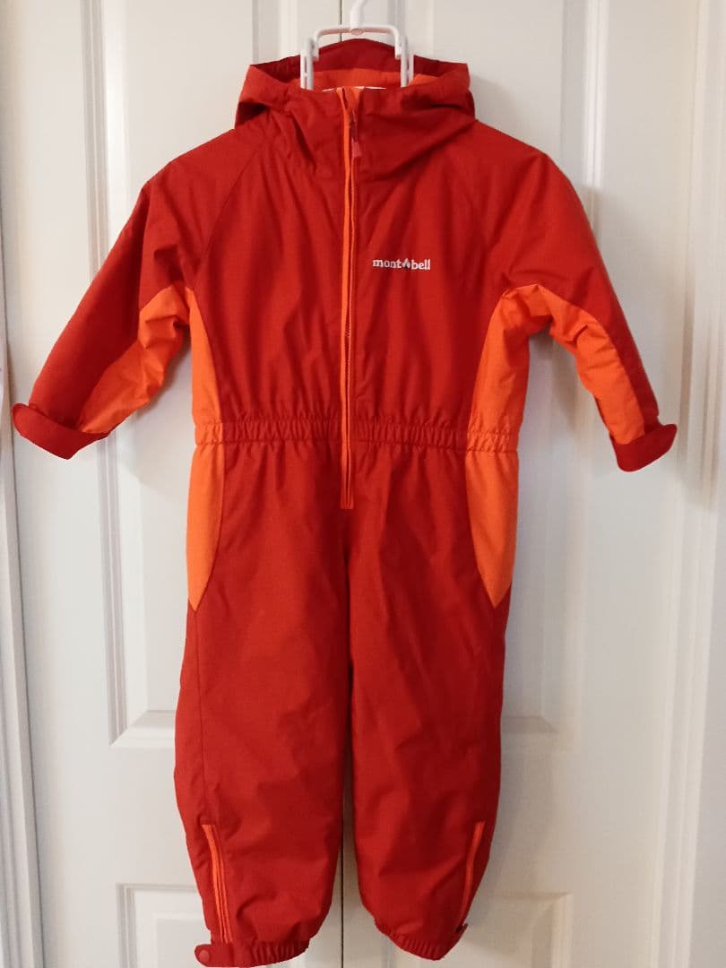 mont-bell 子供用スキーウェア Kid's 100 スキーウェア キッズ】モンベル(mont-bell)の子供服はサイズアウトに