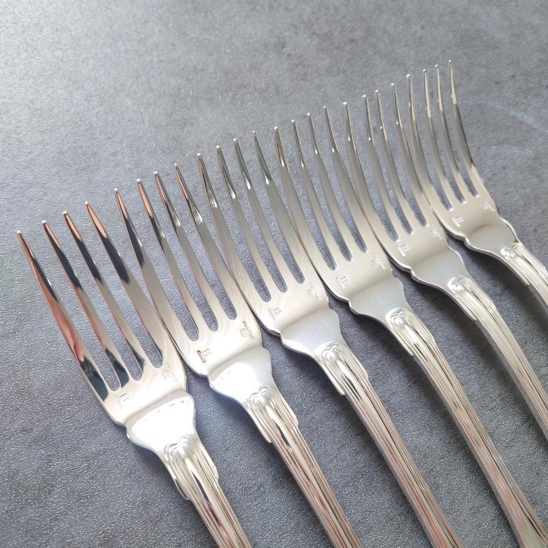 希少 極美品 クリストフル ポートロイヤル フィッシュフォーク 6点