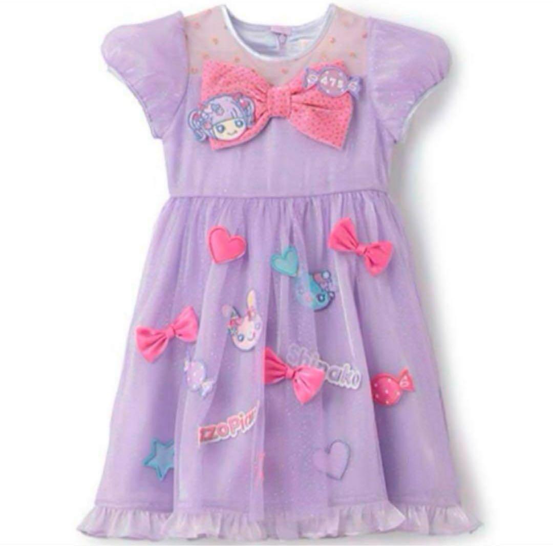 メゾピアノ しなこちゃん コラボ なりきり ワンピース マシュマロパンチ メゾピアノ 【しなこちゃん】なりきりワンピース 110 - メルカリ