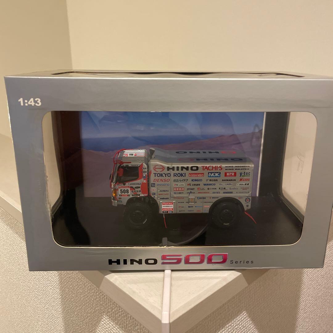 HINO 500 Series ダカールラリー2012 1:43ミニカーフィギア 日野 レンジャー レーシングトラック ダカールラリー2012 (ミニカー