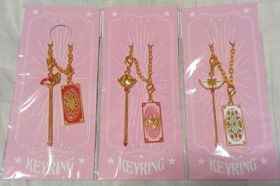 CCさくら キーリング 韓国 チャーム キーホルダー カードキャプター