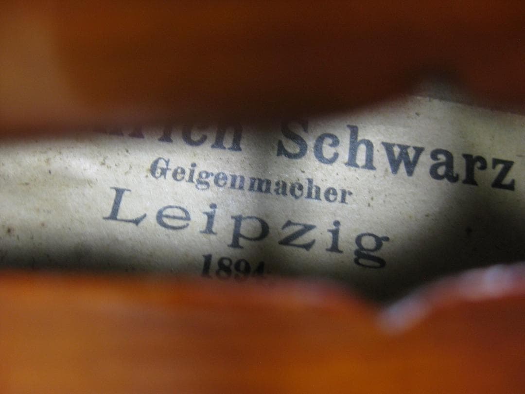 モダンドイツ】 Heinrich Schwarz ca.1900 バイオリン