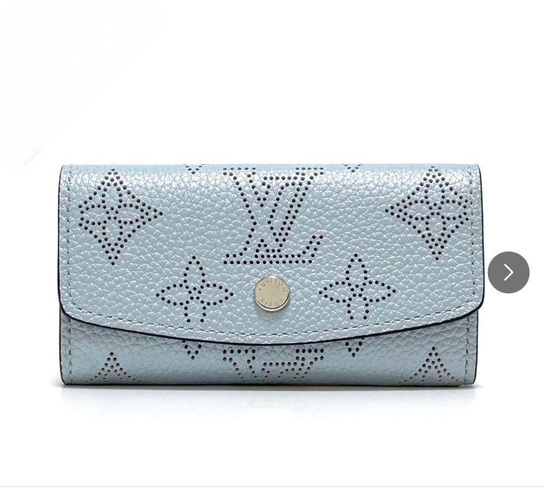 日本限定色 ルイ・ヴィトン マヒナ ミュルティクレ 4 キーケース