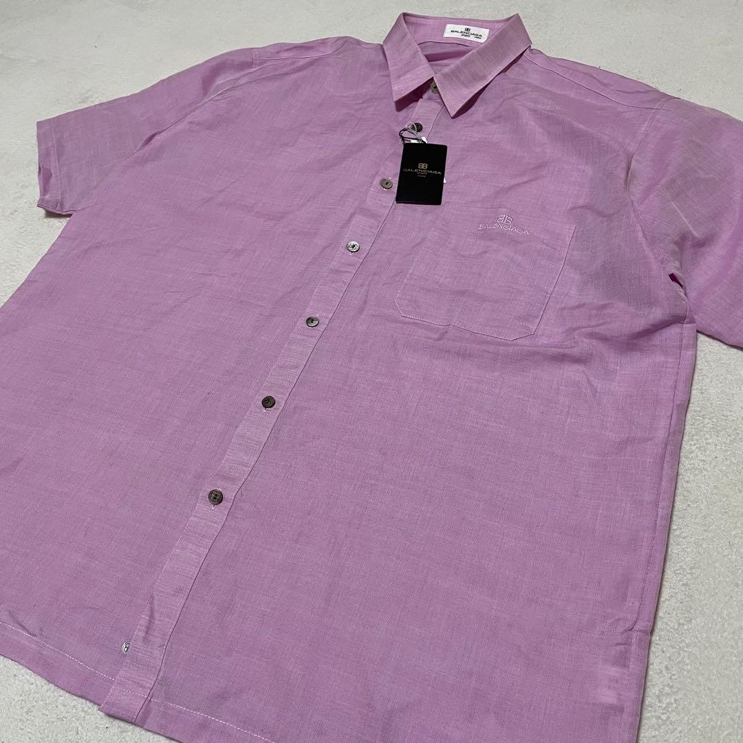 新品タグ付き バレンシアガ シャツ 半袖 XL リネン混 春夏 - メルカリ