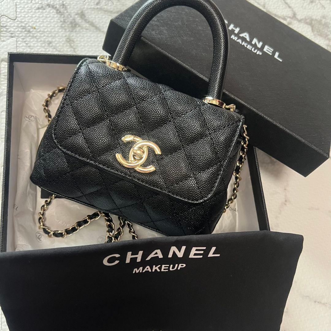 CHANEL ノベルティ ココハンドル CHANEL ミニココハンドルシャネルノベルティバッグ - メルカリ