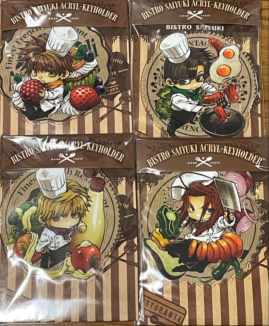 最遊記フェスタ 2017 アクリルキーホルダー 三蔵一行セット 新品未開封