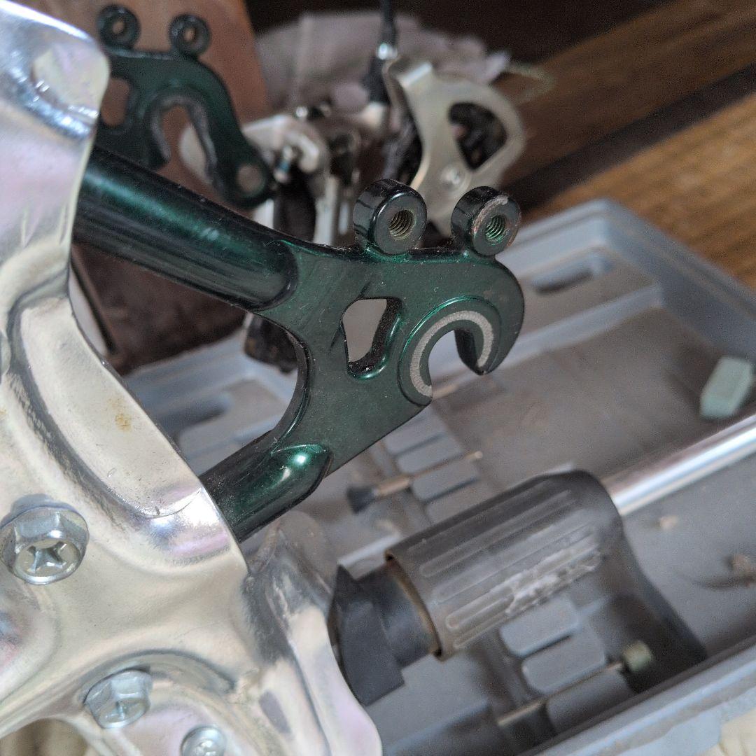 クロモリフレーム バテッド シートポスト カンチブレーキ ディレイラー