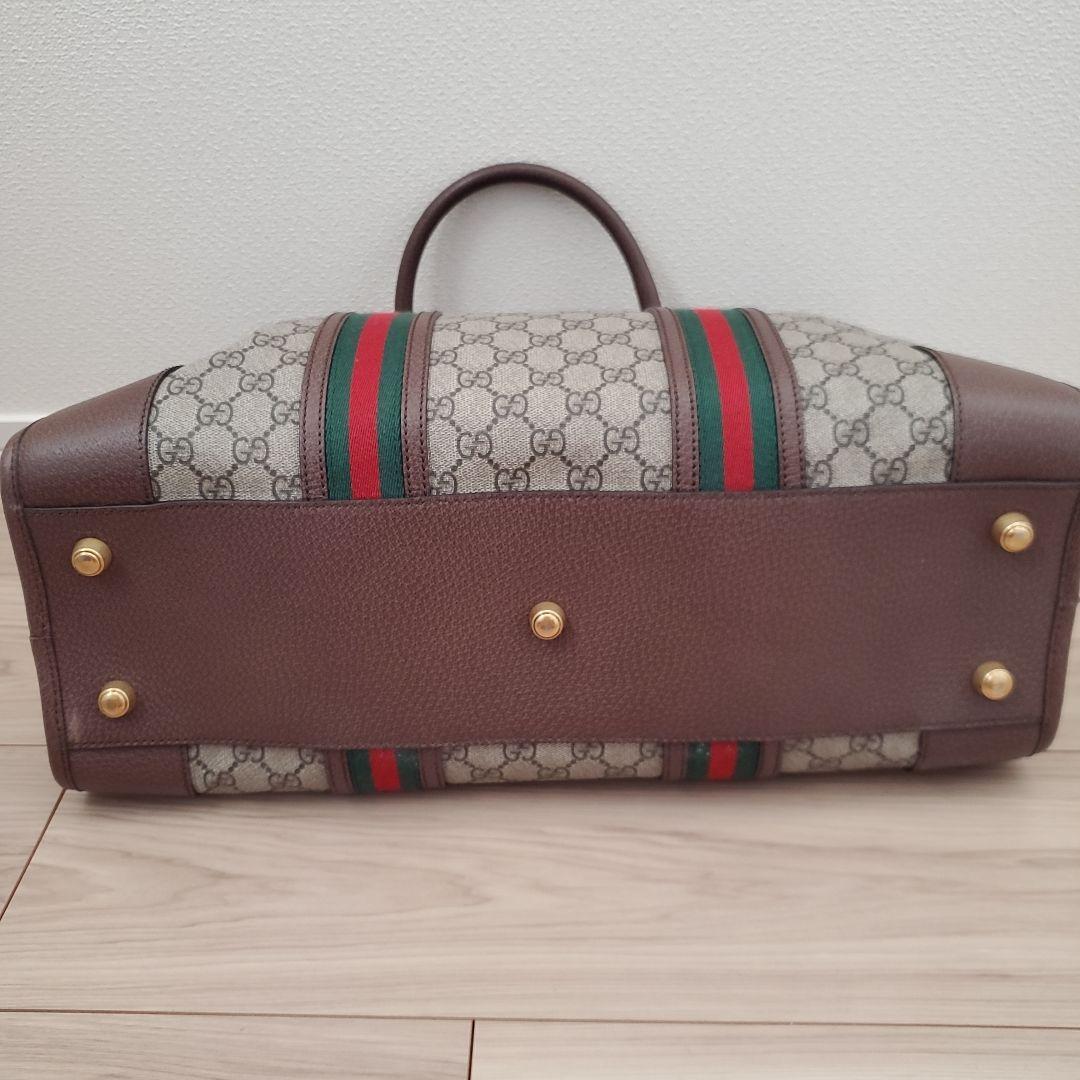 GUCCI ネオヴィンテージ ダッフルバッグ GG スプリーム キャンバスレザー