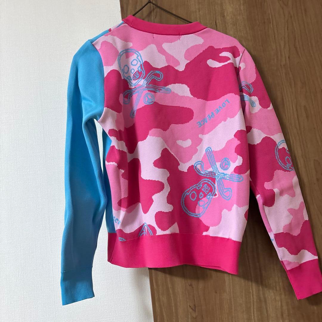 専用 MARK & LONA ニット 迷彩 カモフラ ピンク 36 日本製