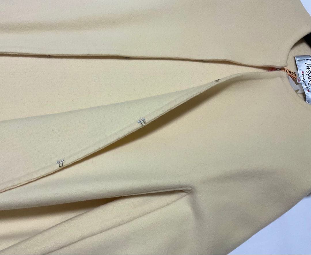 Yves Saint Laurent - イヴサンローラン カシミアケープコート マント