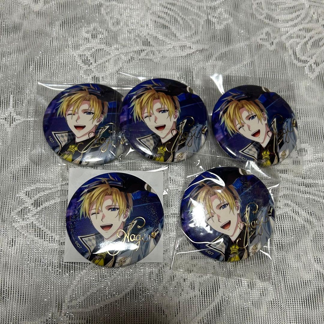 アイナナ アイドリッシュセブン 六弥ナギ ブラホワ 缶バッジ - メルカリ