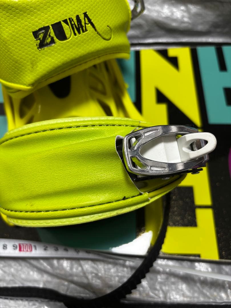 ZUMA イエロービンディング スノーボード、ブーツ、ケース4点セット