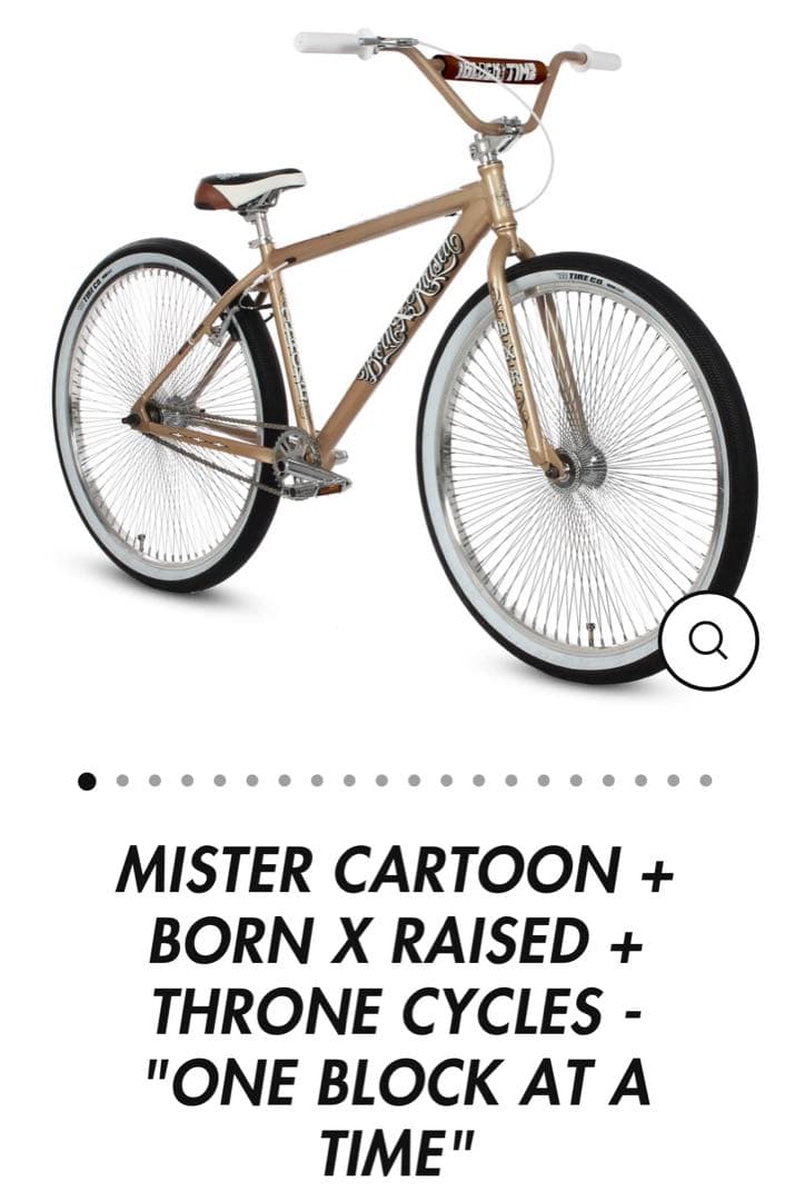 Born x raised Mr.cartoon Throne BMX - メルカリ