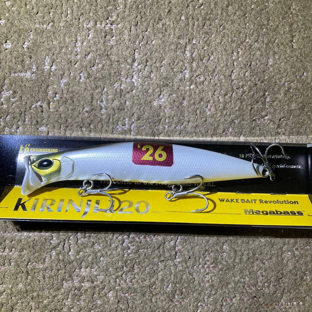 メガバス 2026福袋 キリンジ120 2026ダービーホワイト - メルカリ