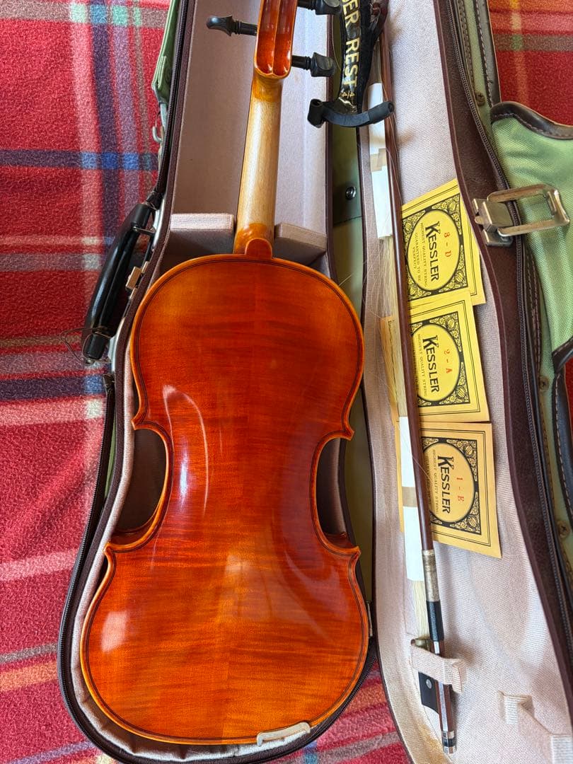 SUZUKI NO.520 4/4 バイオリン 1985年 スズキ 虎杢 極美品】SUZUKI NO.