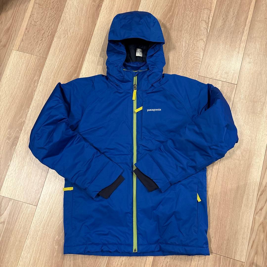 patagonia h2noフード付きスキーウェア 青 - メルカリ