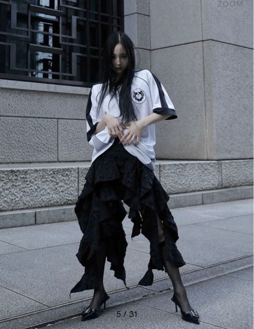 melt the lady fleur mini skirt black S - メルカリ