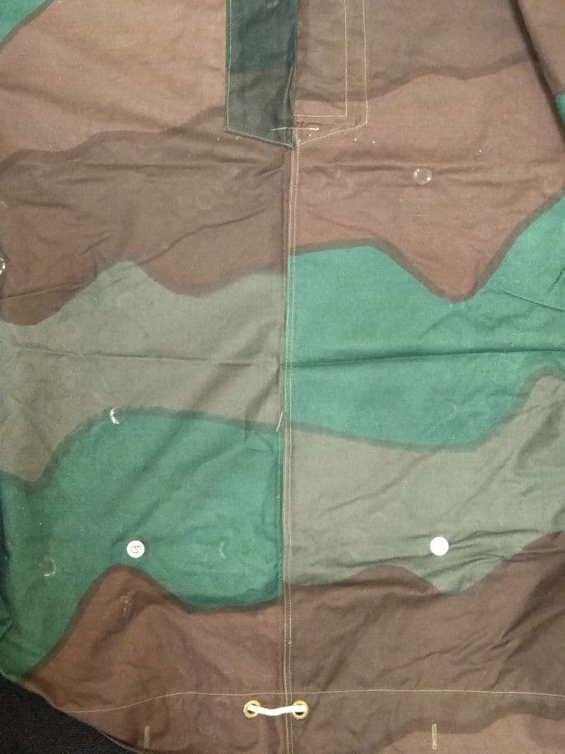 デッドストック スウェーデン軍 軍幕 2枚 テントポンチョシート