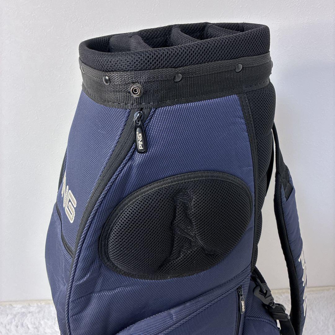 希少品】 PING ピン キャディバッグ ゴルフ ゴルフバッグ7分割 大容量