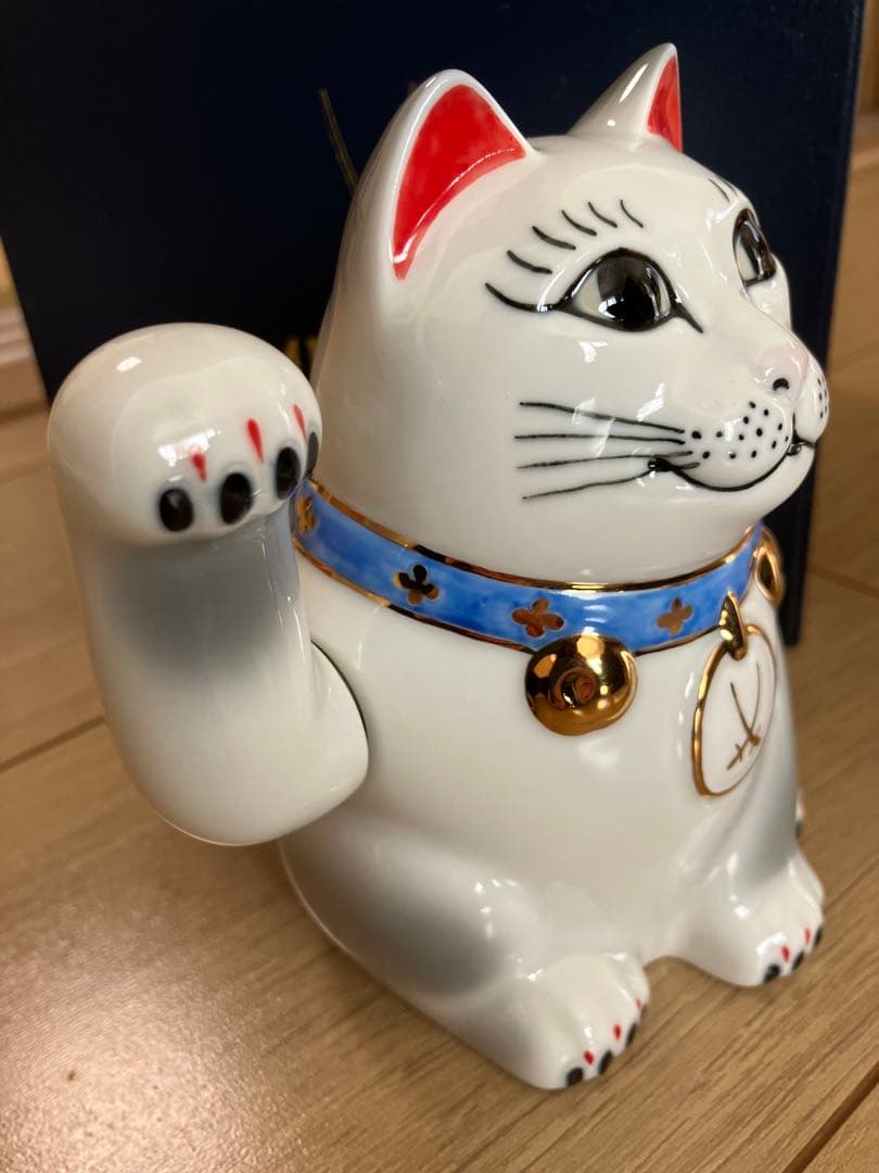 MEISSEN 招き猫 陶器製 - メルカリ