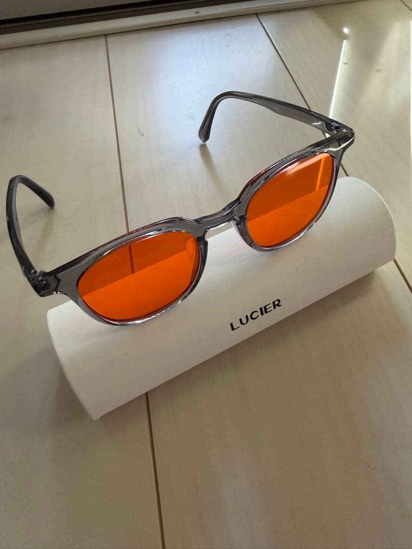 LUCIER オレンジレンズ サングラス HAALAND BLACK NIGHT LENSES – LUCIER