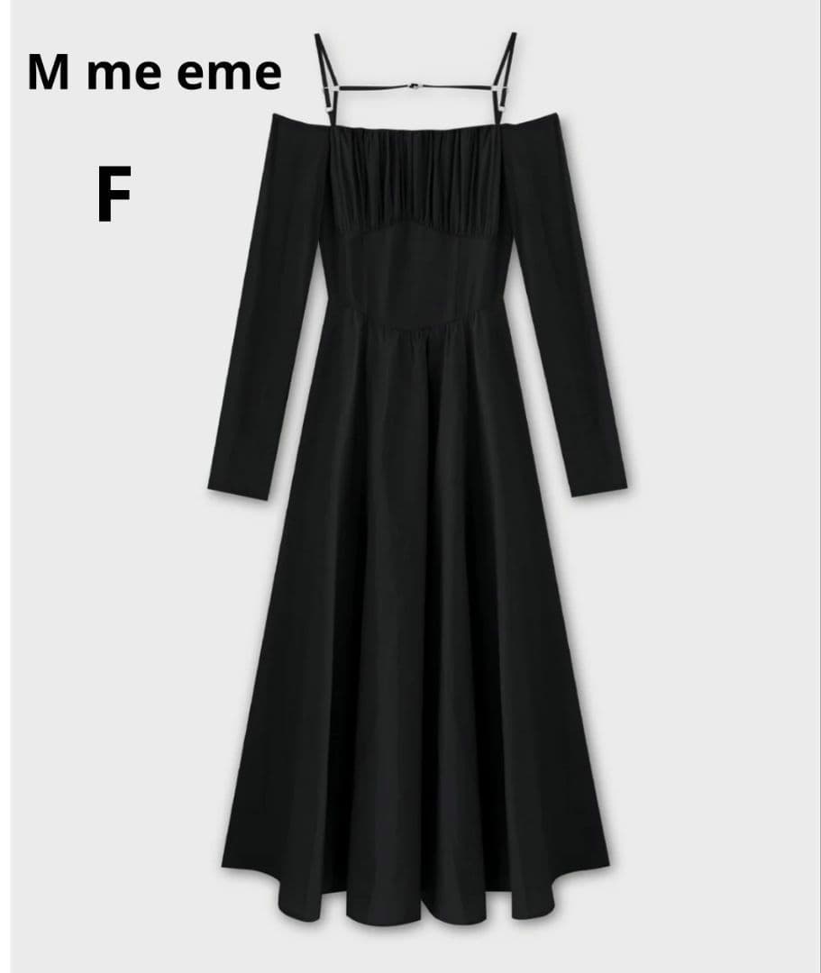 M me eme エムミーエメ ブラック ロングワンピース ドレス F - メルカリ