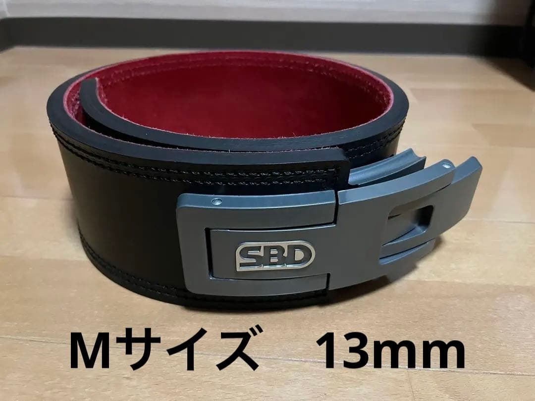 SBD パワーリフティングベルト Mサイズ 黒/赤の通販はau PAY