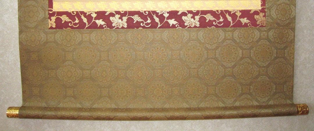 真筆】掛け軸 六字名号・南無阿弥陀仏 親鸞聖人御影◇金武翠輝 共箱