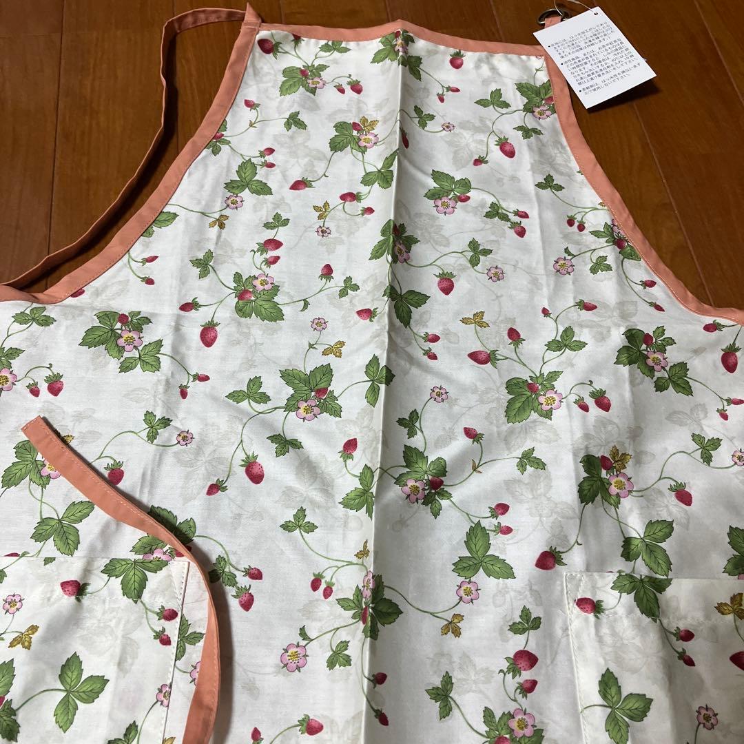 タグ付き・新品未使用 ウェッジウッド ワイルドストロベリー エプロン