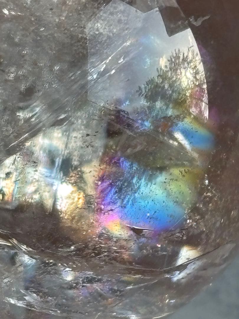 《ピンククリアクォーツ＊ピンクファイヤークォーツ小サイズスフィア》