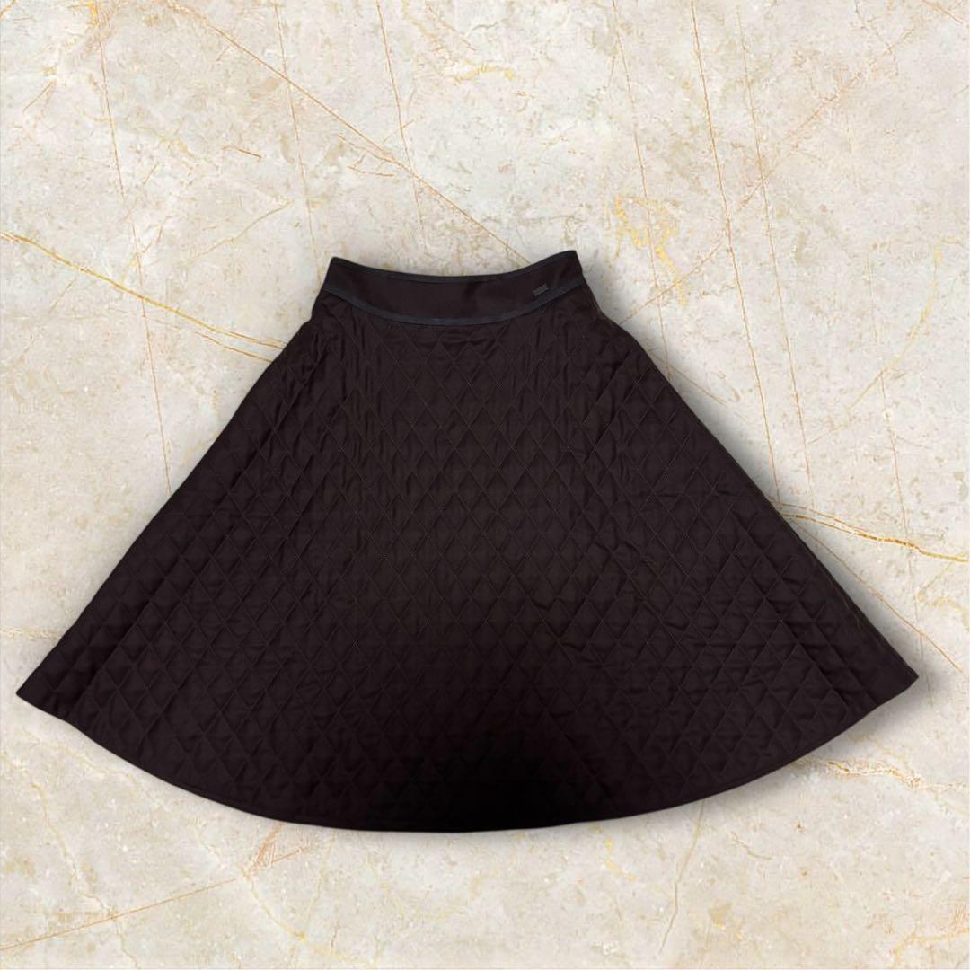 FOXEY フォクシー キルティングスカート クロスリリー 42