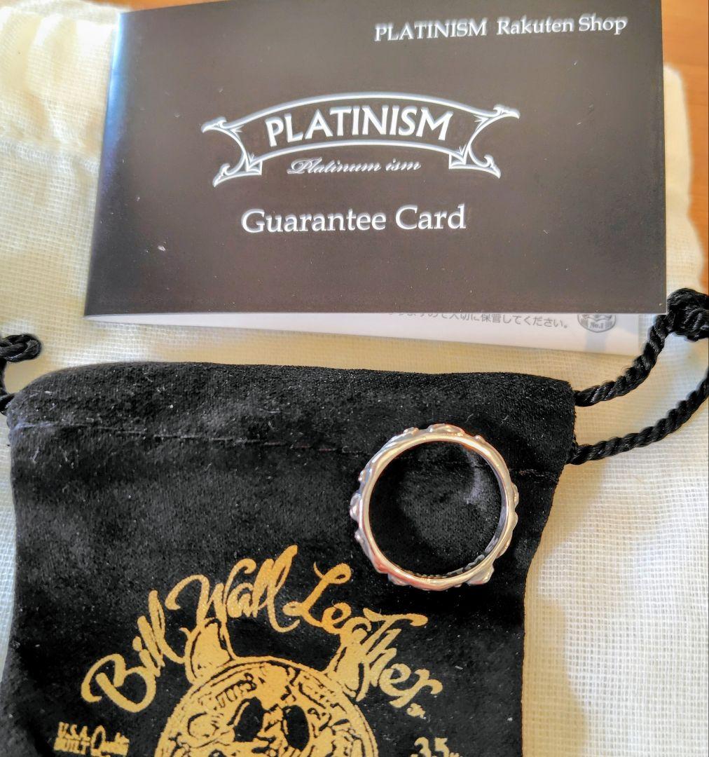 ビルウォールレザーThin Cross Ring ギャランティ付属US9.5 ビルウォールレザー Bill Wall Leather Thin cross Ring シンクロ