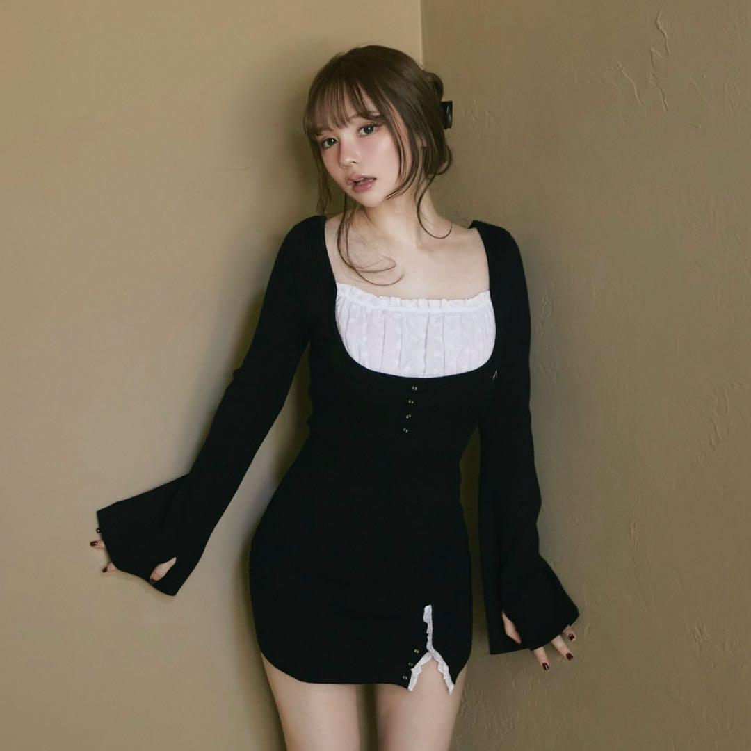 Poppy lace mini dress andmary - メルカリ