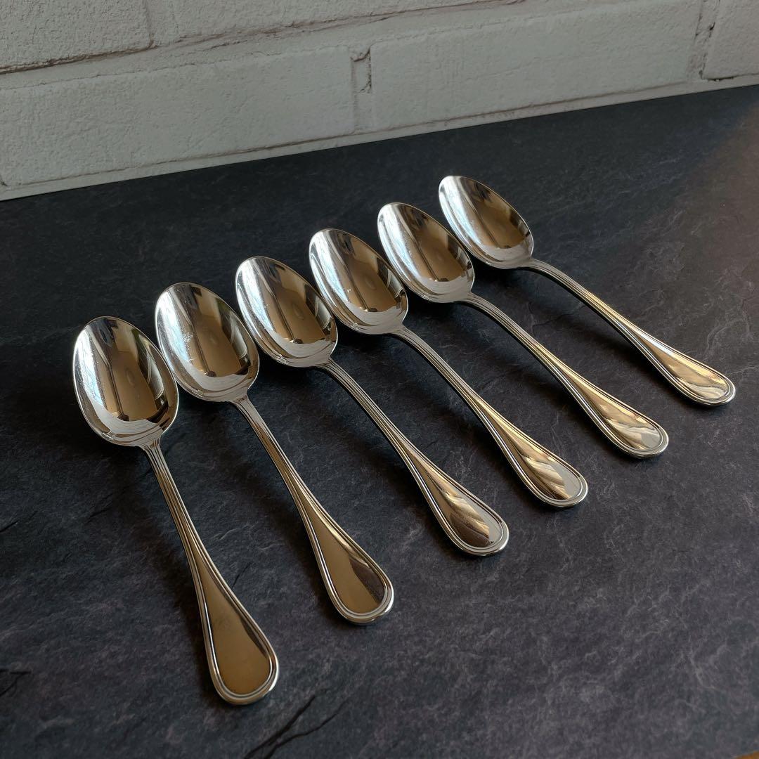 クリストフル コーヒースプーン アルビ シルバーコーティング　6本セット Christofle クリストフル アルビ アイスクリームスプーン 13cm