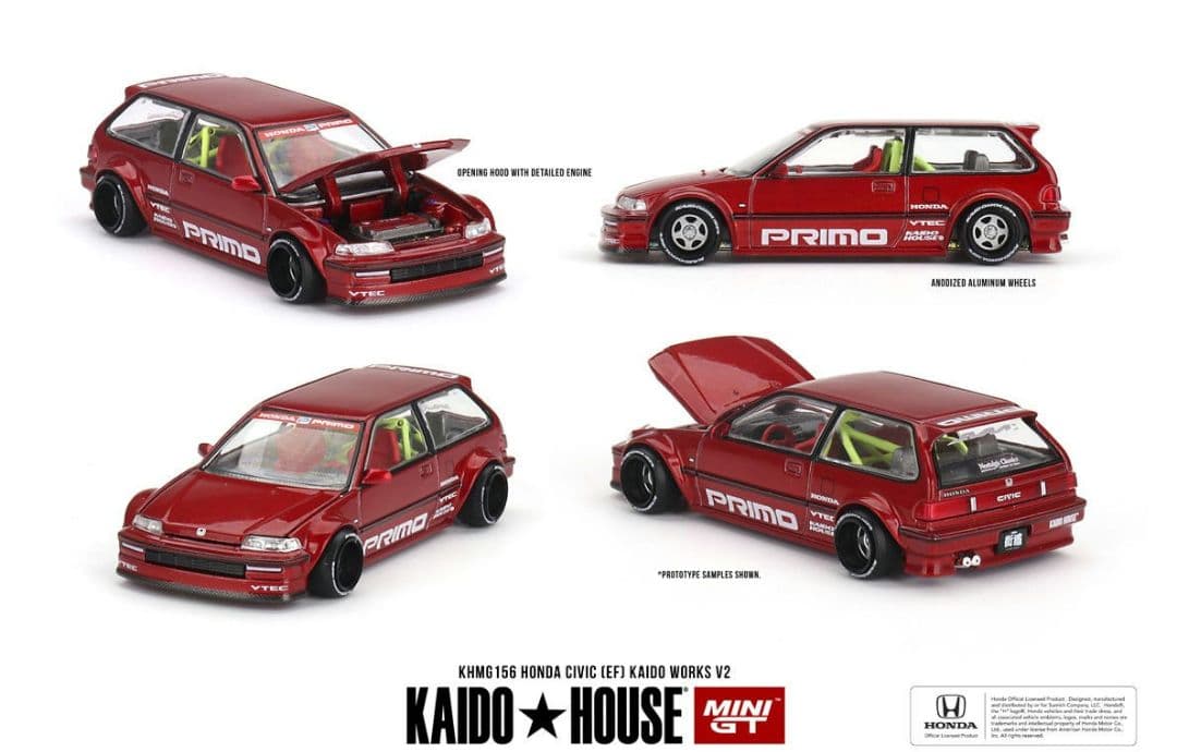 街道ハウス CIVIC EG6 ミニGT HONDA レッド - メルカリ