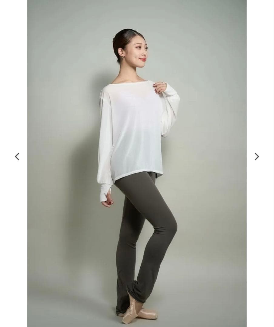 お得 新品 Free size unoa ウノア バレエ トップス ホワイト - メルカリ