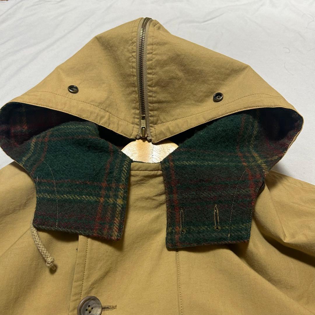 超希少 90s ポロラルフローレン 一枚袖 フーテッドコート ウール