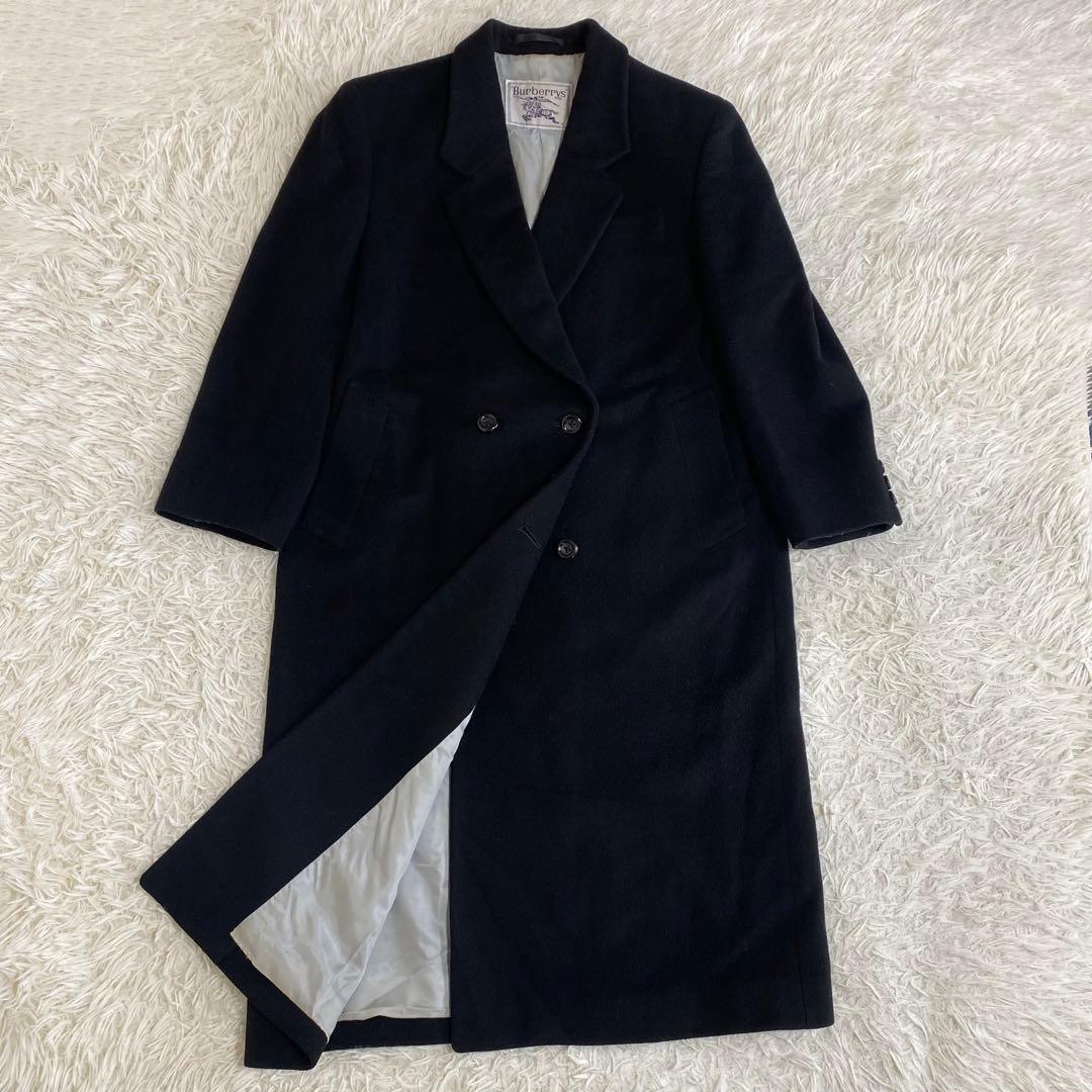 バーバリーズ ダブルチェスターコート　ロング丈　カシミヤ混　ブラック　M 楽天市場】80年代 イングランド製 BURBERRY バーバリー カシミヤ混