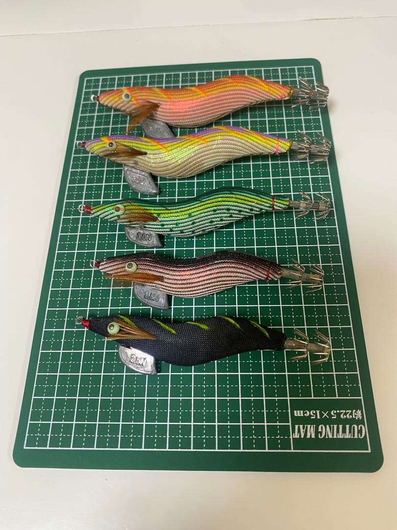 餌木猿 3.5号シャロー、3号ノーマル、2.5号ノーマル バラエティ5個セット 林釣漁具製作所/HAYASHI 餌木猿 ノーマル 3.5号 1,2,3,4,5,6,7,8,9,10