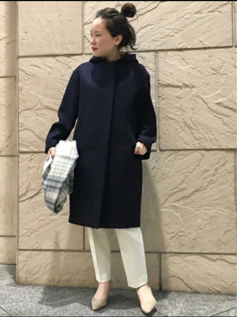 極美品✨ フレームワーク ハミルトン フードコート ノーカラーコート