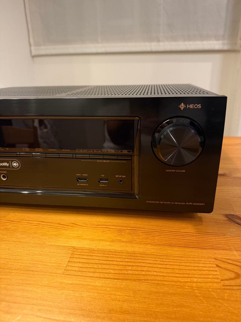 美品 DENON AVR-X2400H 7.2ch AVアンプ 映画 音楽 良音