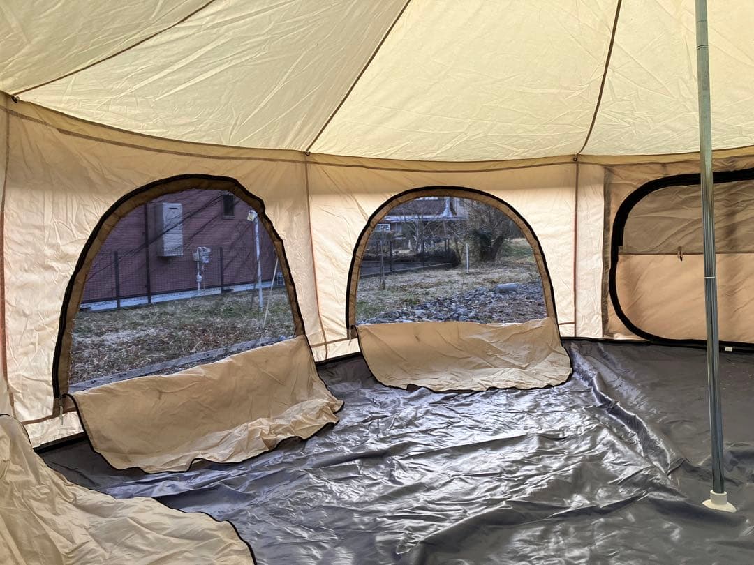 廃番品 DOD タケノコテントミニ 純正グランドシート付き 3回使用 中古