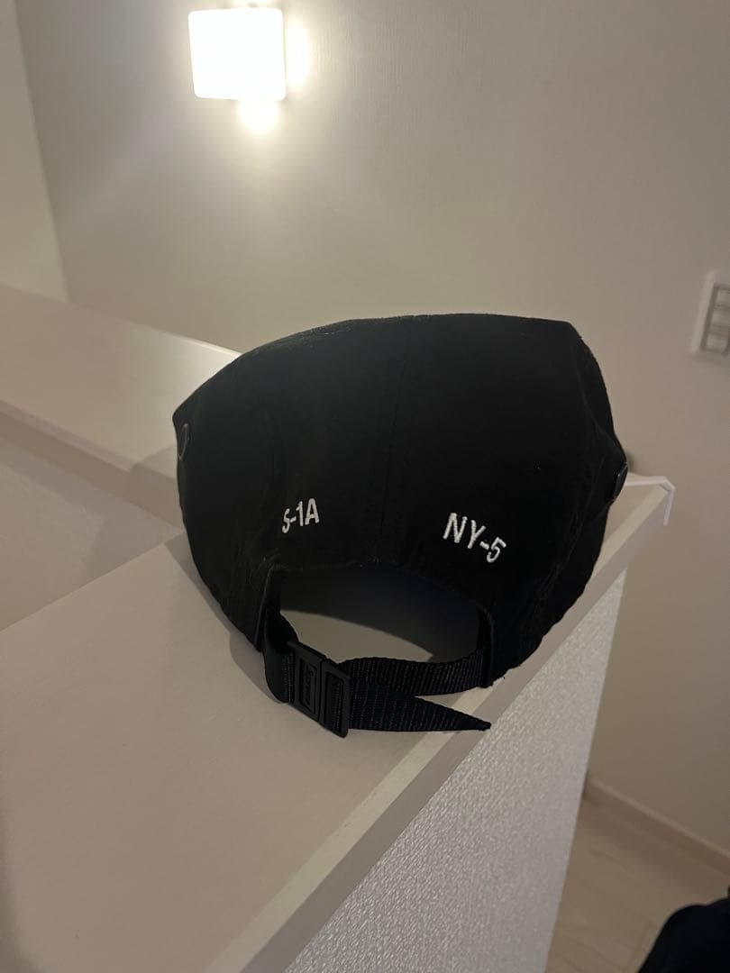 Supreme ブラック キャップ S-1A NY-5「半沢直キ」 - メルカリ