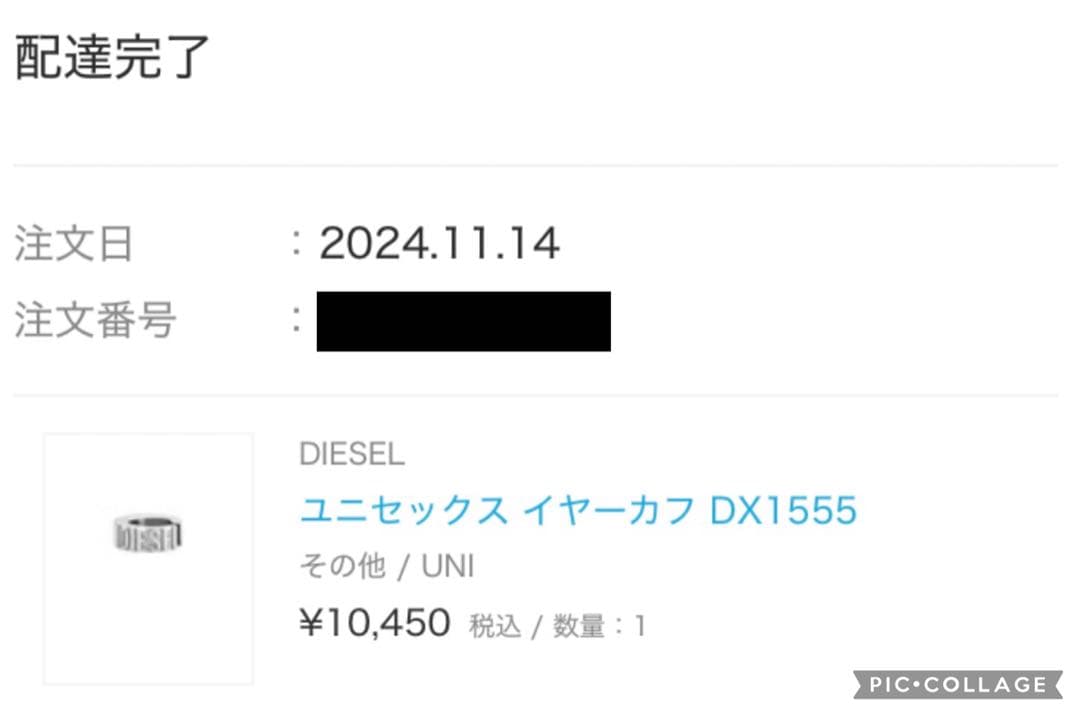 DIESEL ユニセックス イヤーカフ DX1555 - メルカリ