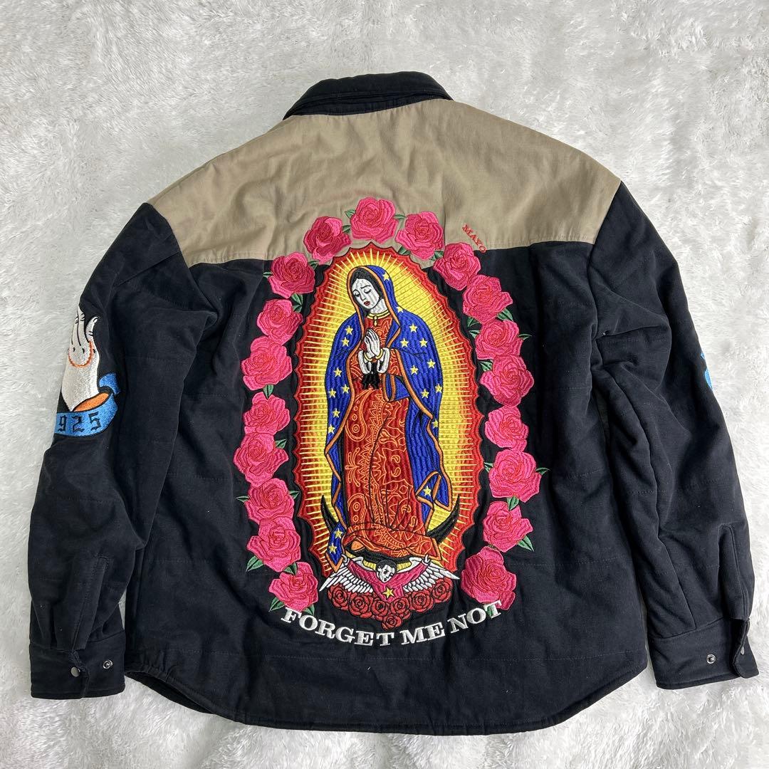 【最強デザイン】MAYO メイヨー 聖母マリア ウエスタンジャケット L 最強デザイン】MAYO メイヨー 聖母マリア ウエスタンジャケット L
