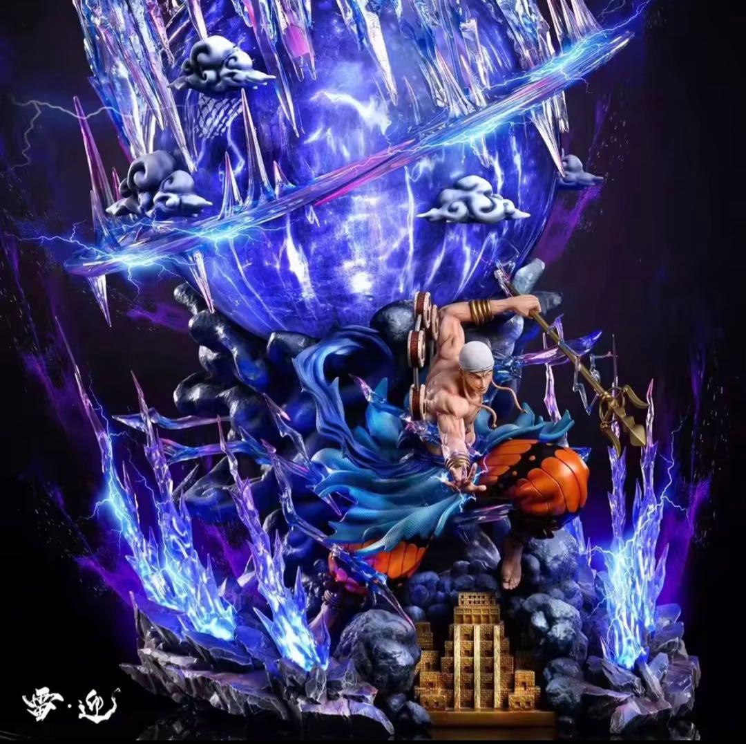 海外限定 ワンピース エネル フィギュア ガレージキット 61cm - メルカリ