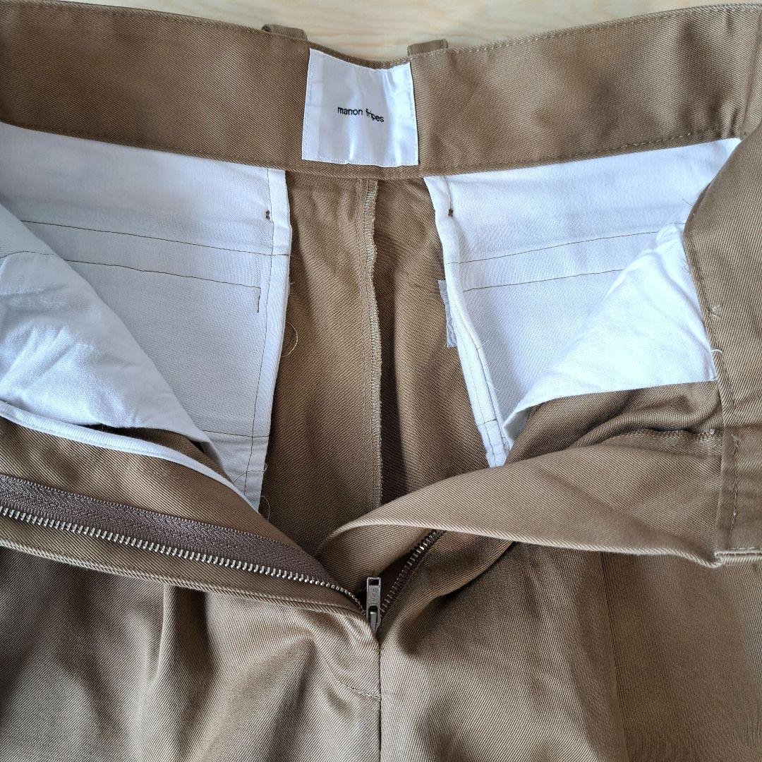 マノンフリップ【極美品】マイグルカパンツ ベージュ サイズ1 日本製
