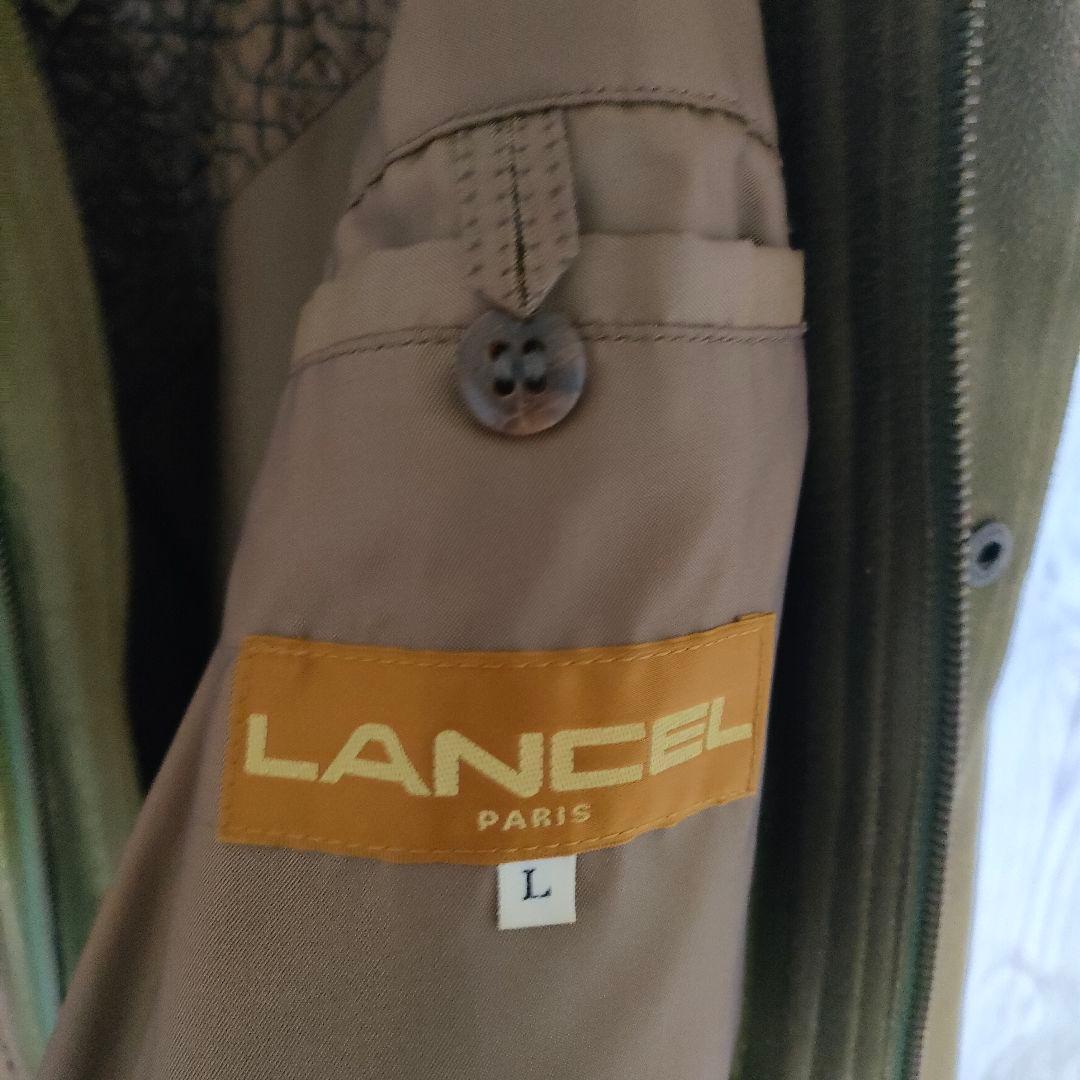 LANCEL モッズコート ジャケット ミリタリー L 裏地渋柄 日本製 希少