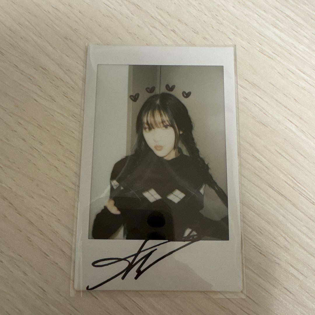 ハヌル サイン入り　チェキ　kiss of life キオプ kiss of life メンバー直筆サイン入りアルバム トレカ ベル ハヌル